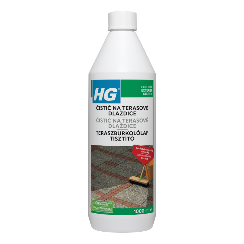 HG čistič na terasové dlaždice 1000ml