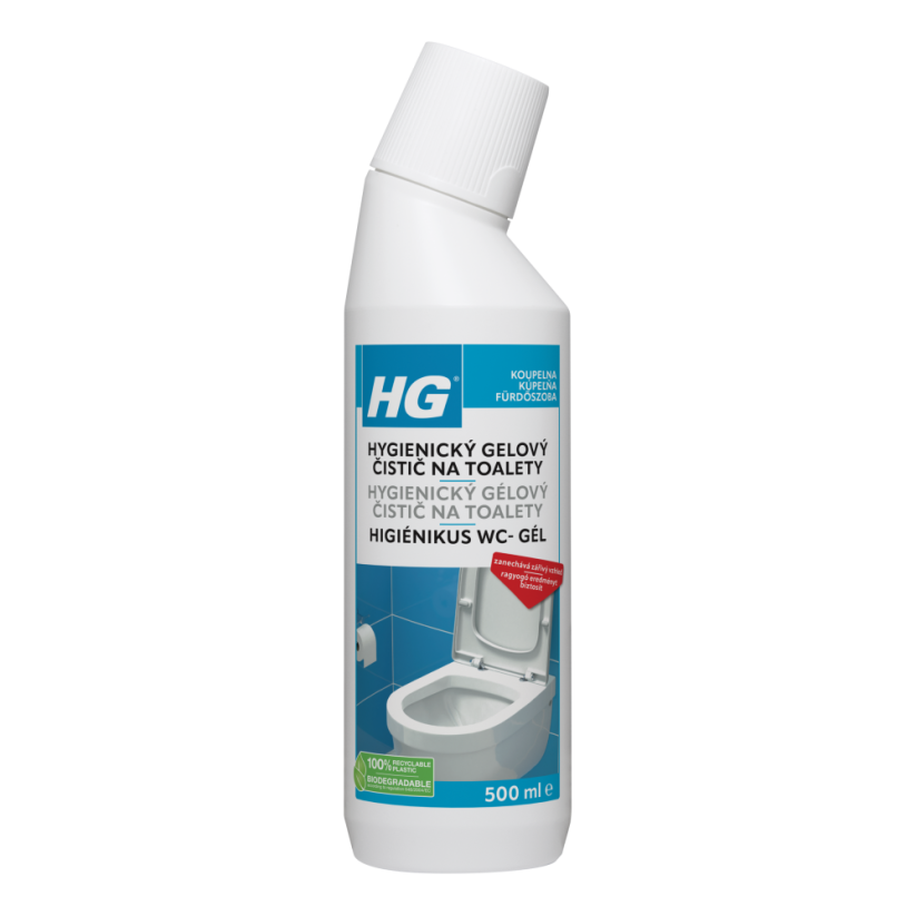 HG Hygienický gel na toalety 500ml