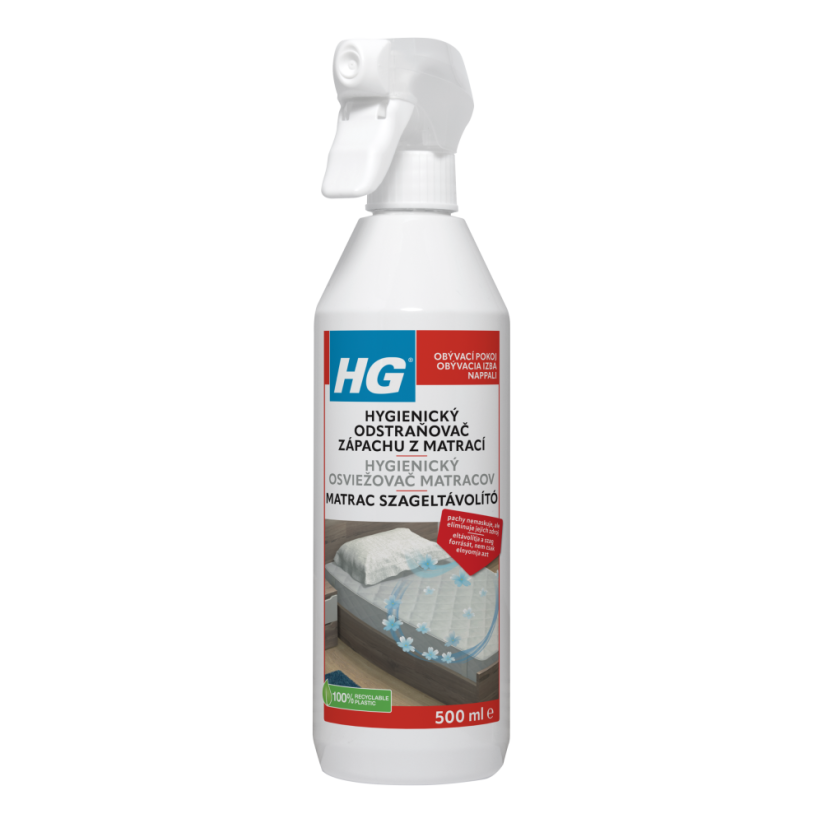 HG hygienický odstraňovač zápachu z matrací 500 ml