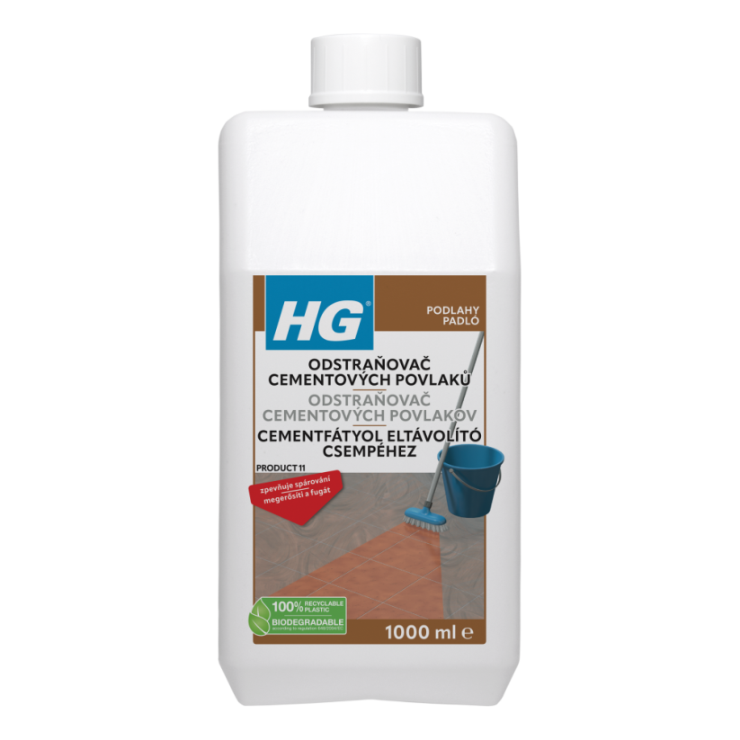 HG Odstraňovač cementových povlaků 1 l