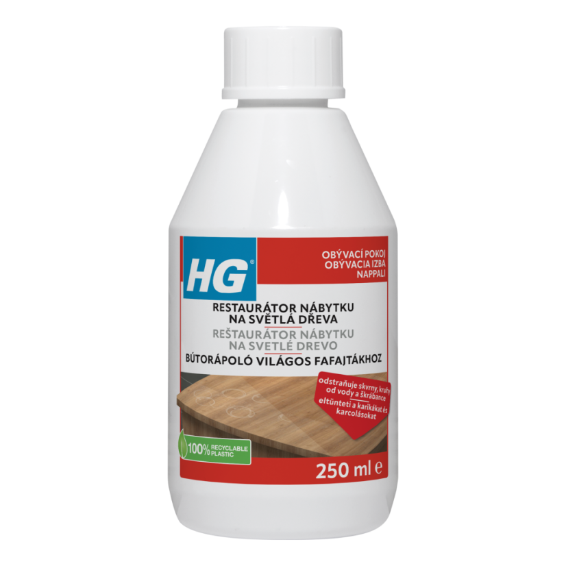 HG restaurátor nábytku na světlá dřeva 300ml
