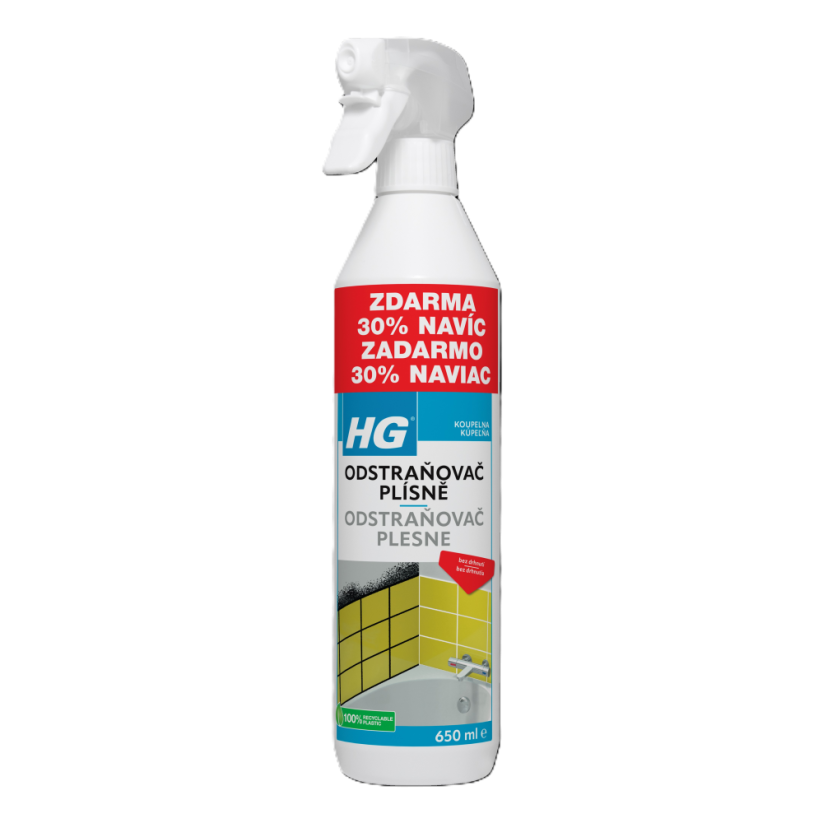 HG Odstraňovač plísně 500 ml 30% navíc