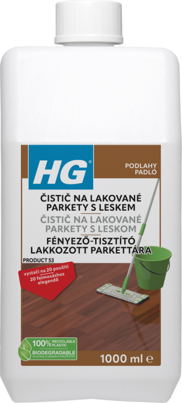 HG čistič na lakované parkety s leskem 1 l