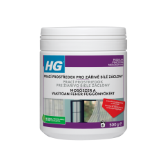 HG prací prostředek pro zářivě bílé záclony 500 g