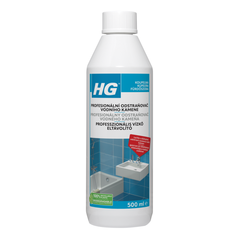 HG profesionální odstraňovač vodního kamene 500 ml