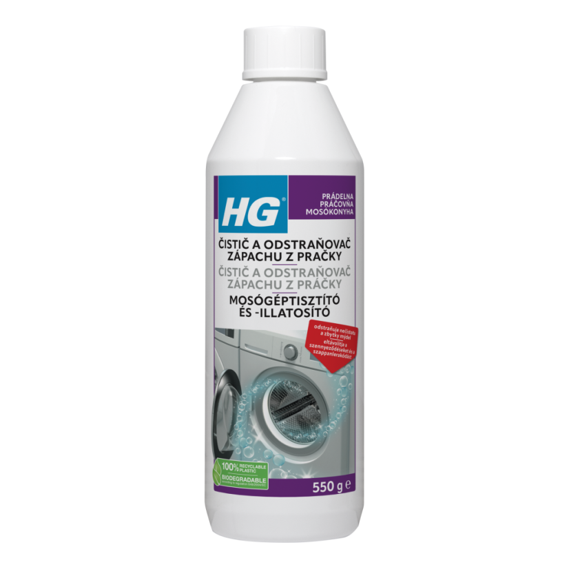 HG čistič a odstraňovač zápachu z pračky 500ml