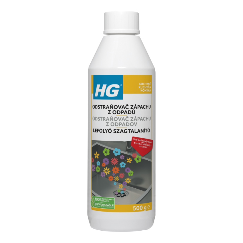 HG odstraňovač zápachu z odpadů 500 ml