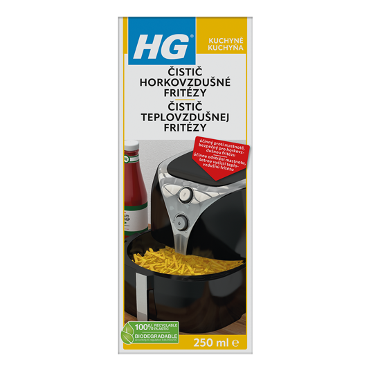 HG čistič horkovzdušné fritézy 250 ml