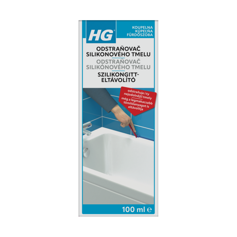 HG odstraňovač silikonového tmelu 100 ml