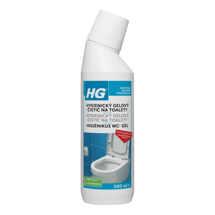 HG hygienický gelový čistič na toalety 500ml