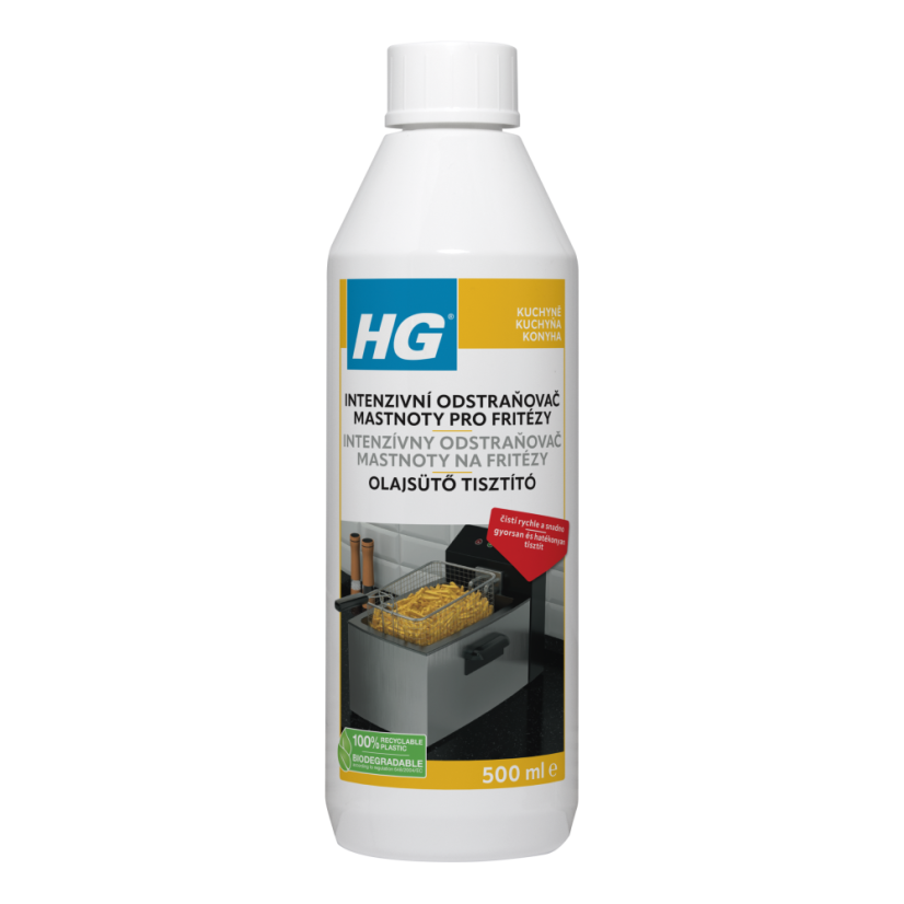 HG intenzivní odstraňovač mastnoty pro fritézy 500ml