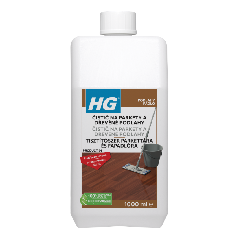 HG čistič na parkety a dřevěné podlahy 1000ml