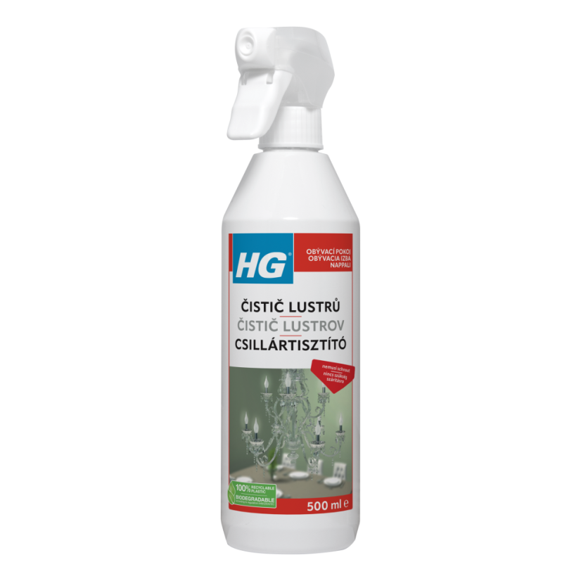 HG Čistič lustrů 500 ml