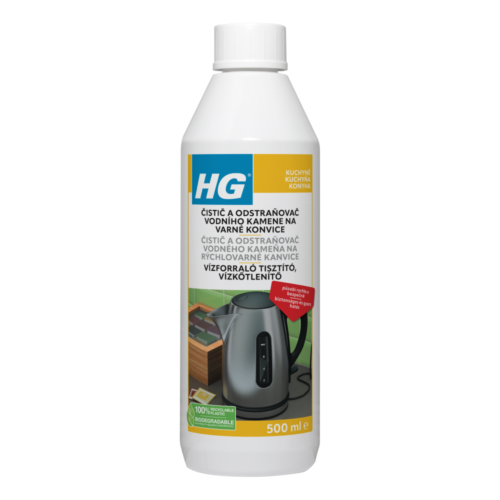 HG čistič a odstraňovač vodního kamene na varné konvice 500ml