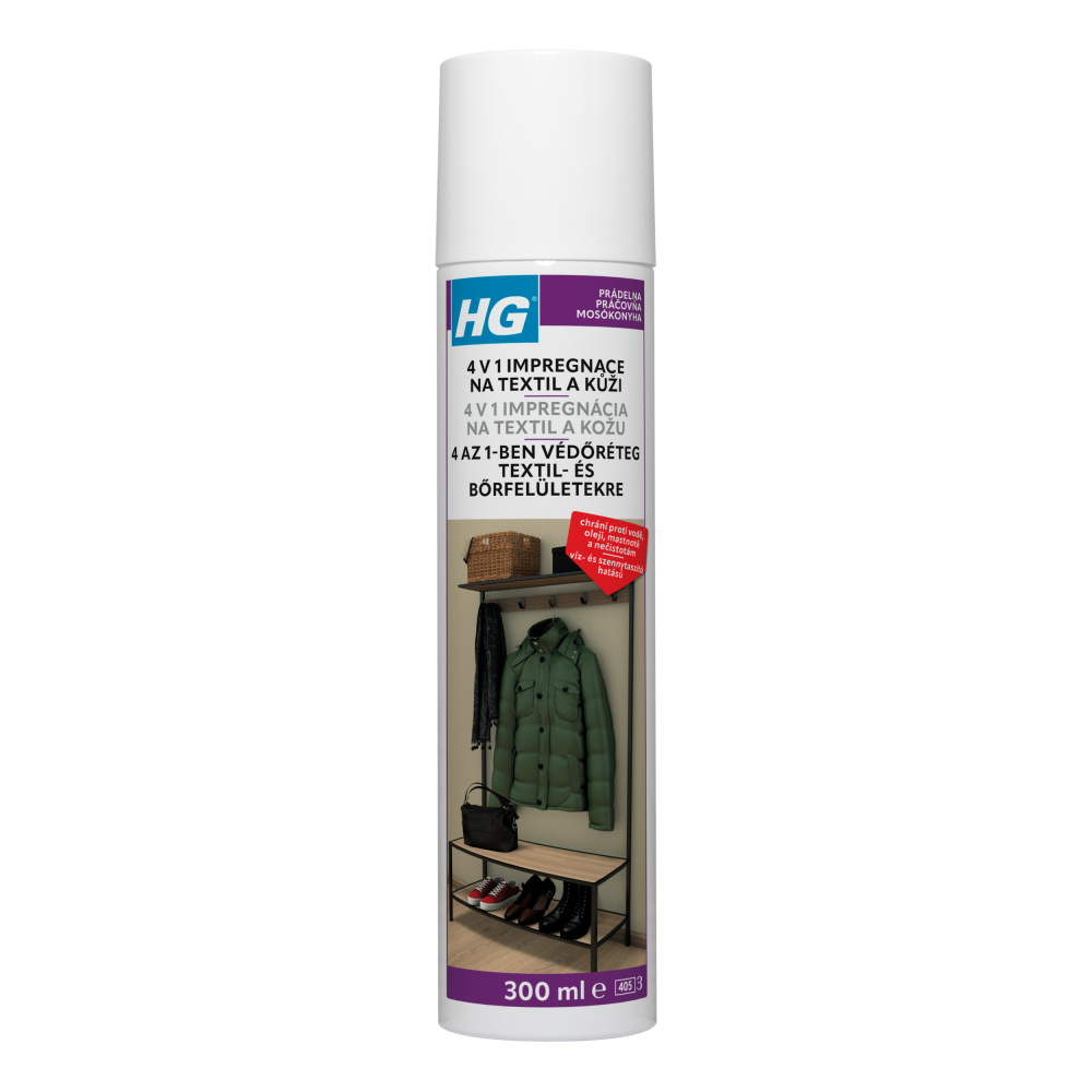 HG 4 v 1 impregnace na textil a kůži 300 ml